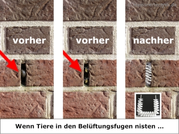 MEISSNER - 25x Fugenbürsten - ca. 15-18 cm lang - Ø 15 mm - gebogen - Schenkel ca. 6 cm