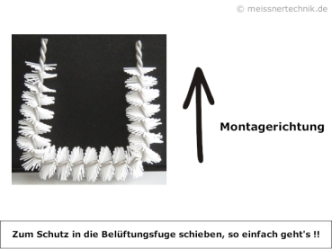 MEISSNER - 25x Fugenbürsten - ca. 15-18 cm lang - Ø 15 mm - gebogen - Schenkel ca. 6 cm