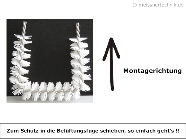 MEISSNER - 25x Fugenbürsten - ca. 15-18 cm lang - Ø 15 mm - gebogen - Schenkel ca. 6 cm