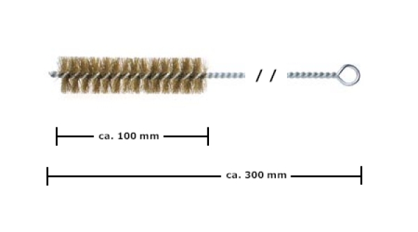 MEISSNER - Ø 15 mm - ca. 300 mm Gesamtlänge - ca. 100 mm Besatzlänge - Premium Zylinderbürsten - 5 Stück